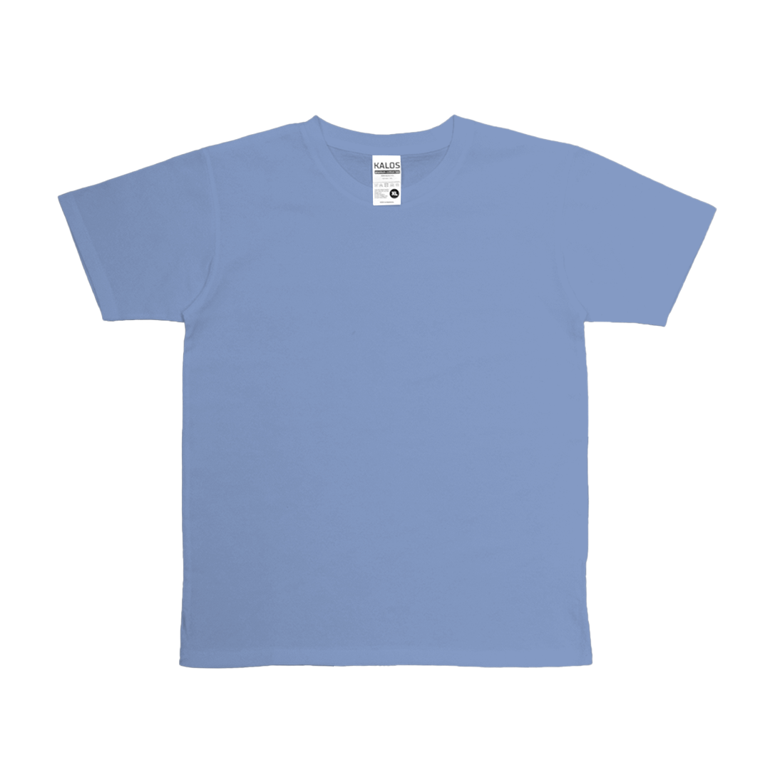 Kalos Cotton 24s Tee Sky Blue size L